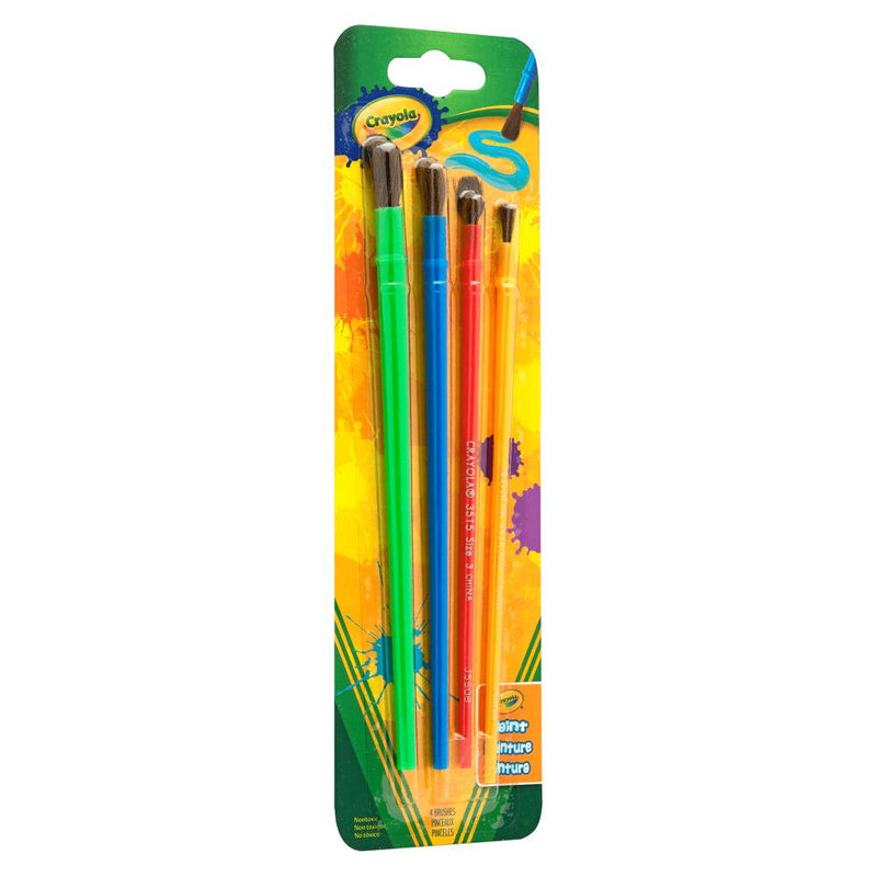 4 Pinceles Escolares Crayola