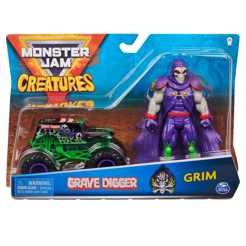 Monster Jam Grave Digger y Grim
