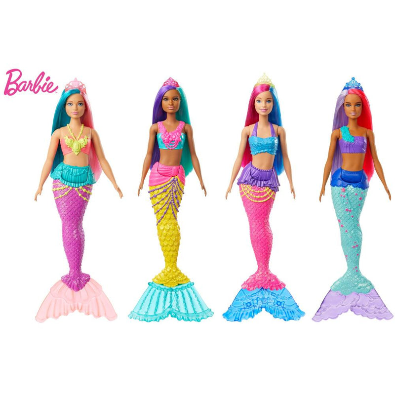 Barbie Dreamtopia Sirena Cabello Morado/Verde
