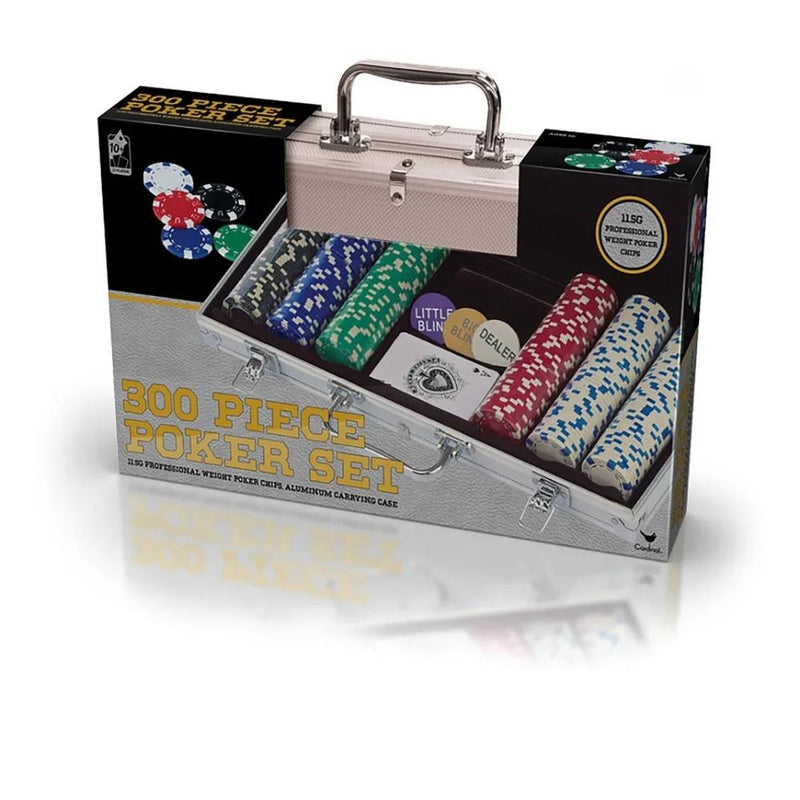 Juego De Mesa - Set De Poker De 300 Fichas